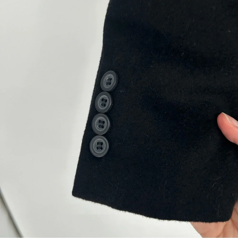 T.‎ Harris London Black Wool Silk and Cashmere Blazer Size 40R